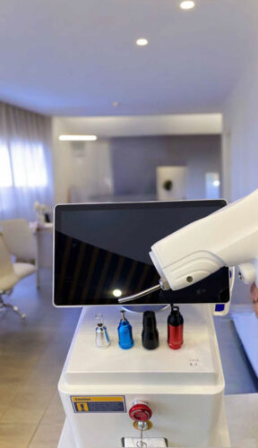 Air Essence Nd YAG PRO X Pikosekundový laser na odstranění tetování s funkcí chlazení photo review